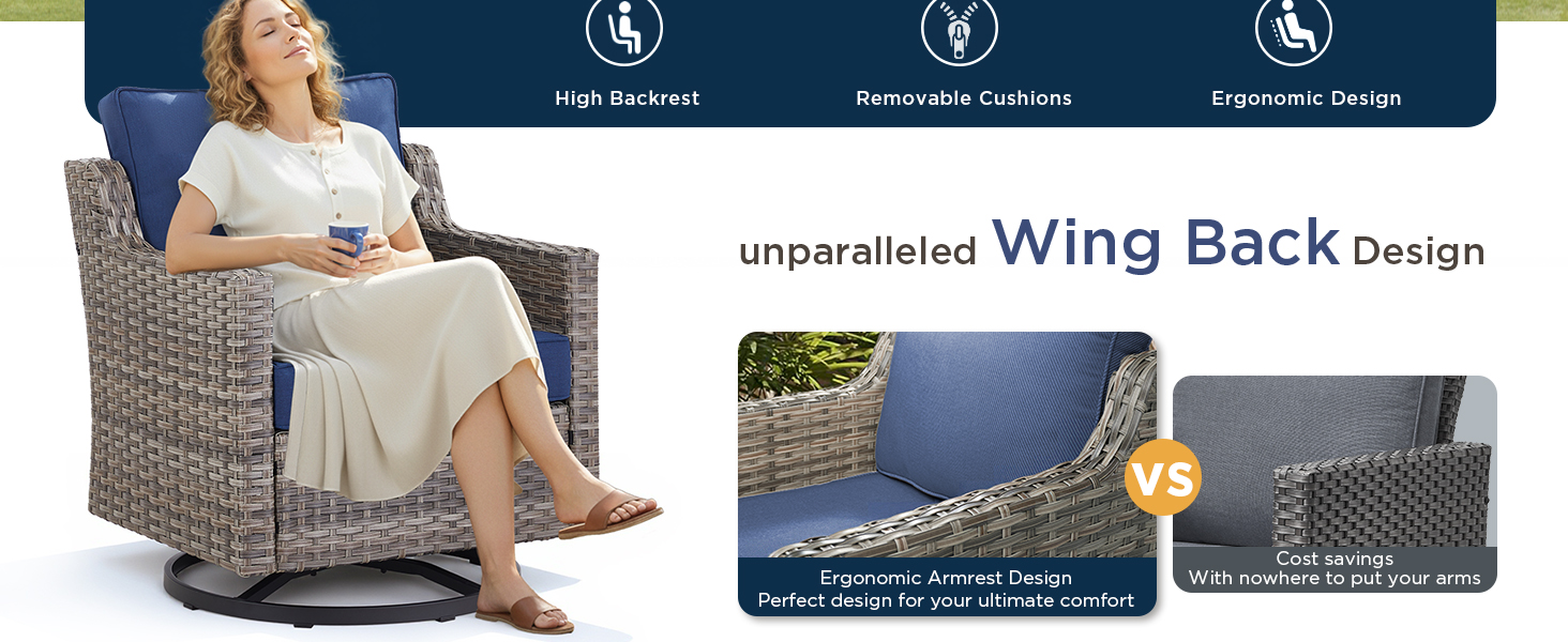 outdoor papasan chair