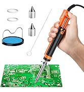 Preciva 929D-V Electric Desoldering Iron Solder Sucker, Portable Desoldering Gun,110V Desoldering...