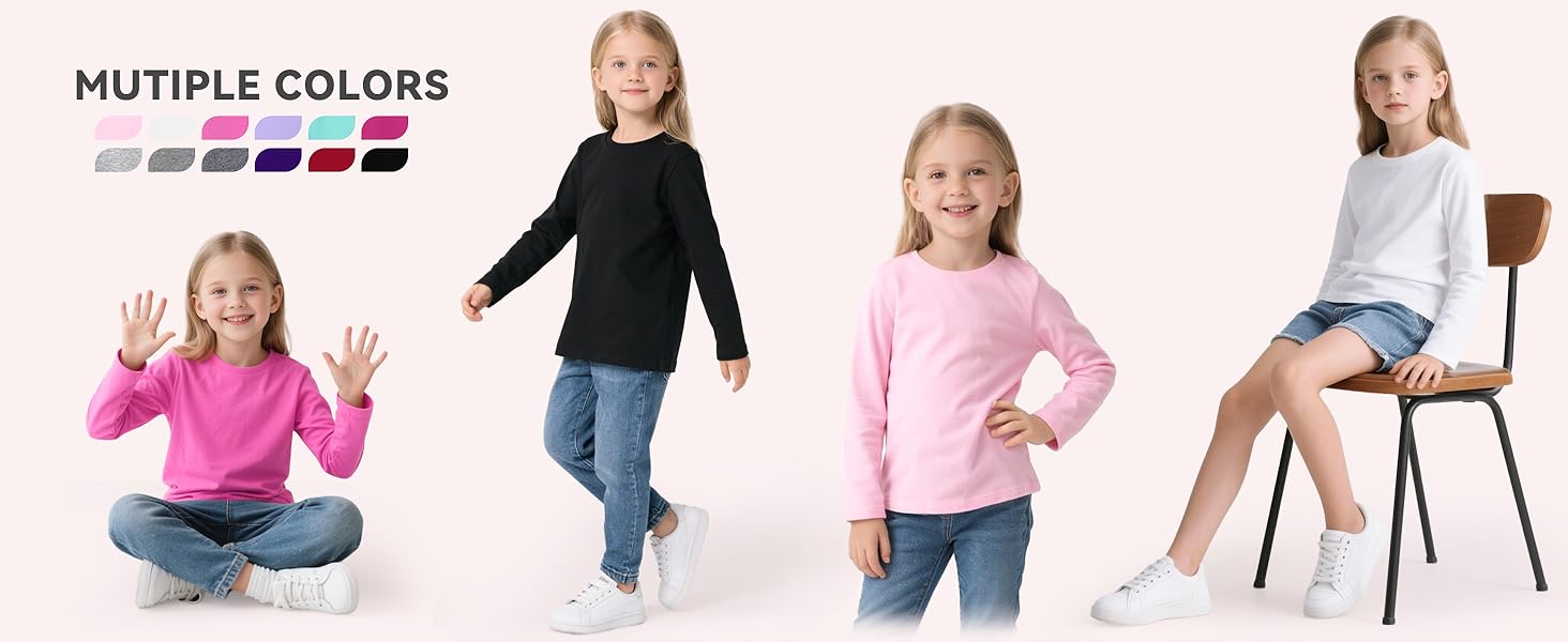 girls long sleeve shirts