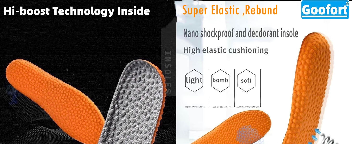 Goofort HiBoost Cloud Insoles Extra Light Foam AntiFatigue Insoles