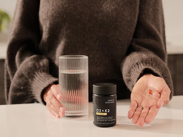 D3K2 5000iu 100mcg 50 count for immunity and bone health for women and men vitamins and supplements