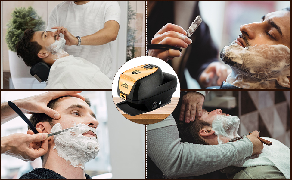 DEEOIIEA Professional Hot Lather Machine for Barbers