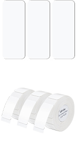 P15 Labels 15x30mm White Sticker