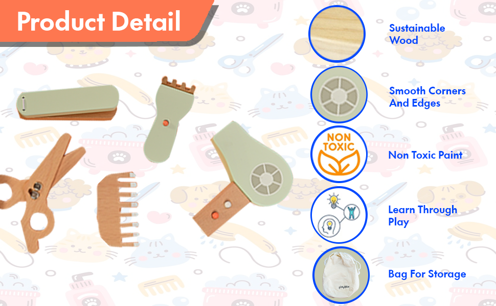 Wooden Kids Hair Salon