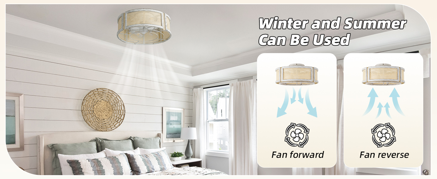 Boho Ceiling Fans with Lights