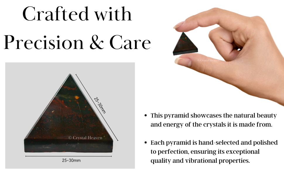 Reiki Energy Healing Meditation Crystal Pyramid