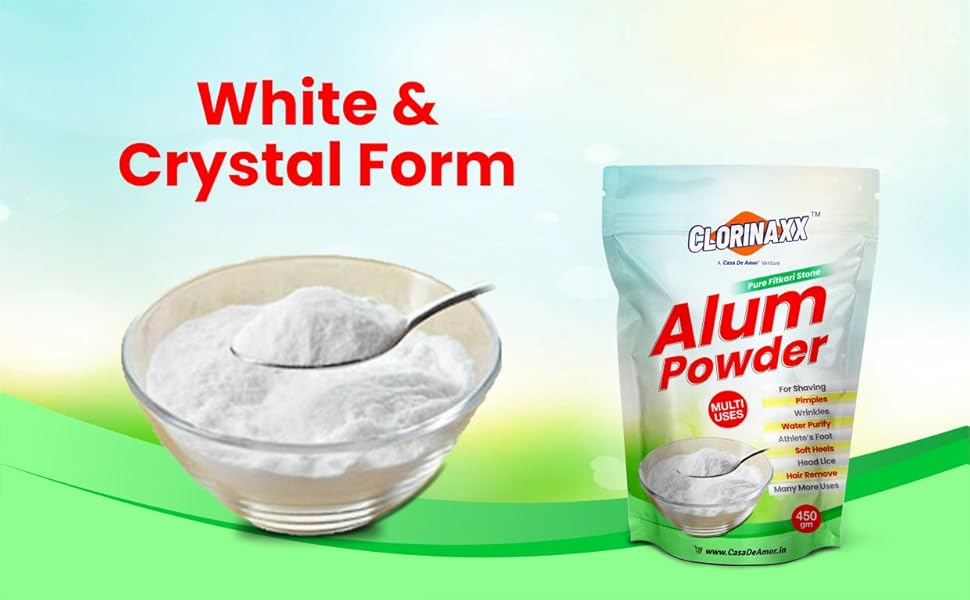 Casa De Amor® Fitkari (Phitkari) Alum Stone Powder for Water