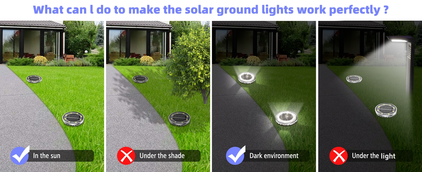 flat solar lights outdoor pathway