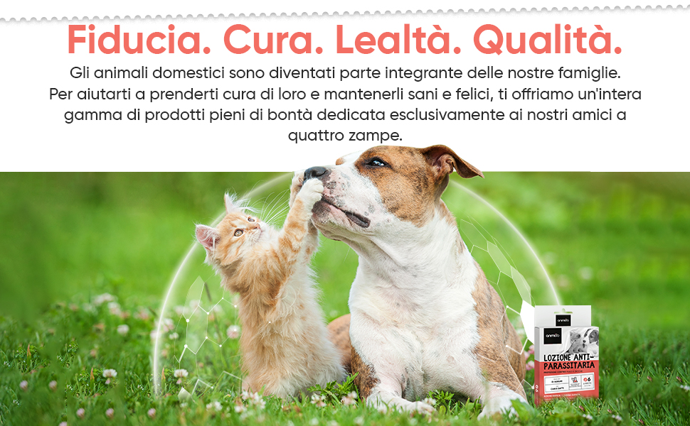 Pipette Antiparassitario Cani e Gatti Contro Pulci e Zecche Antipulci