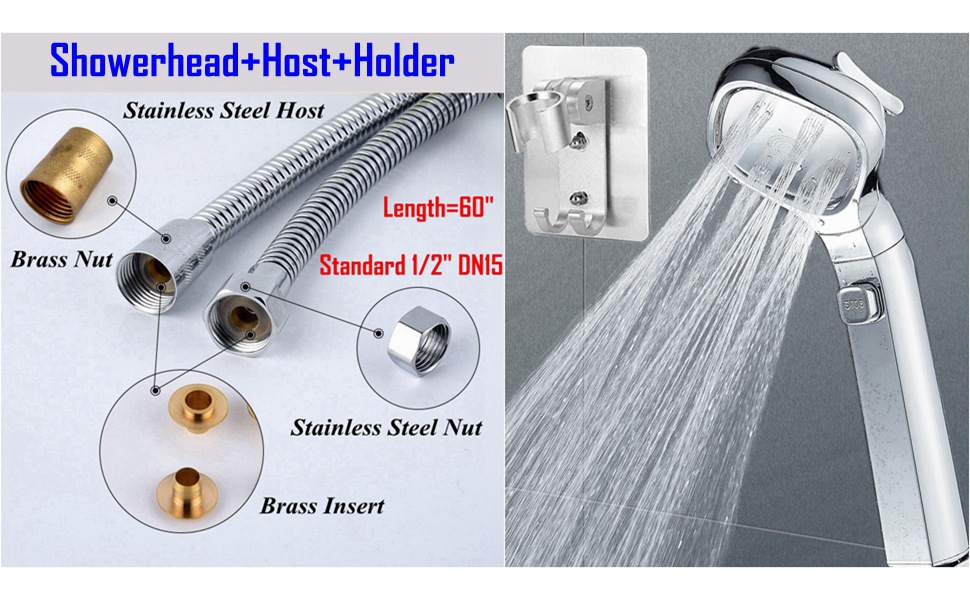 ABHILWY Handheld Shower Head 6