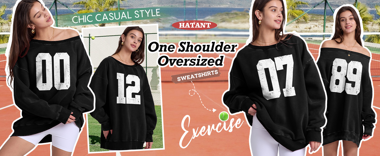 Hatant Sweatshirts for Women Oversized Hoodies for Women Women's Fashion Hoodies & Sweatshirts Black