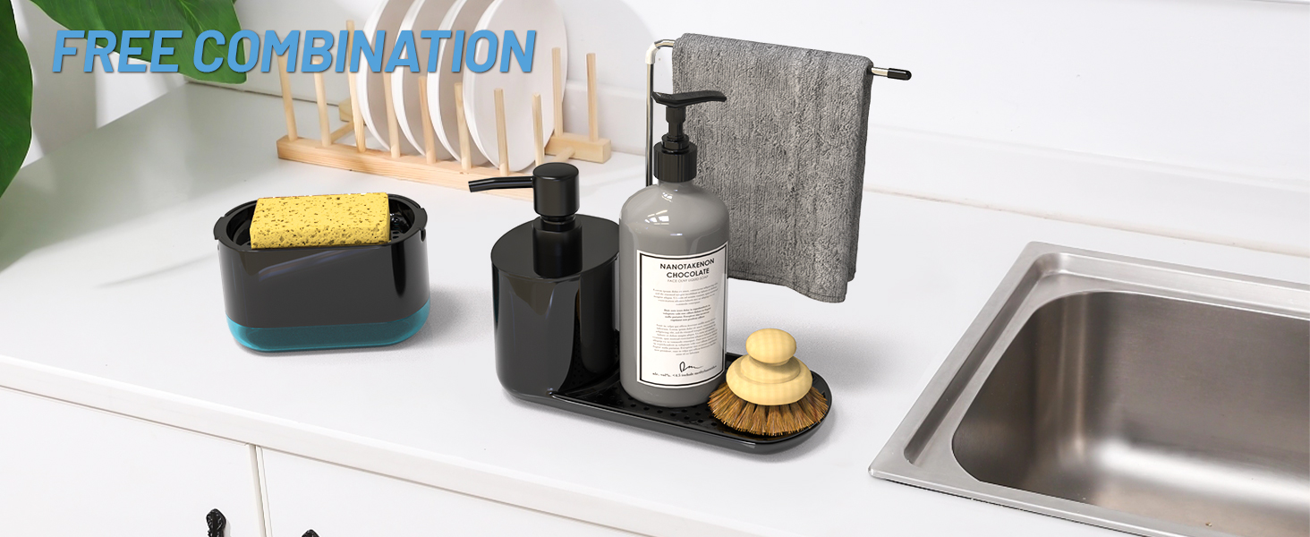 kitchen soap dispenser set