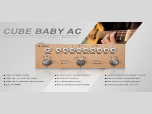 Pedal de efeitos para guitarra acústica