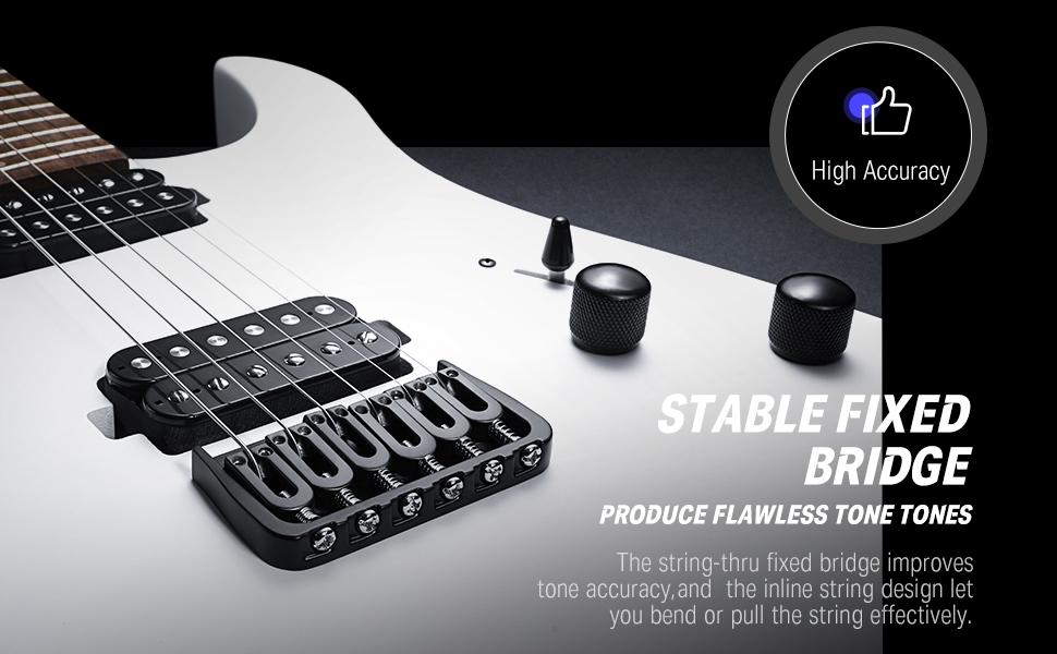 Donner Gitara elektryczna biała DMT-100W : Amazon.pl