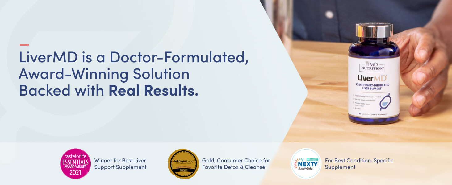 LiverMD is a doctor formulated, award winning solution