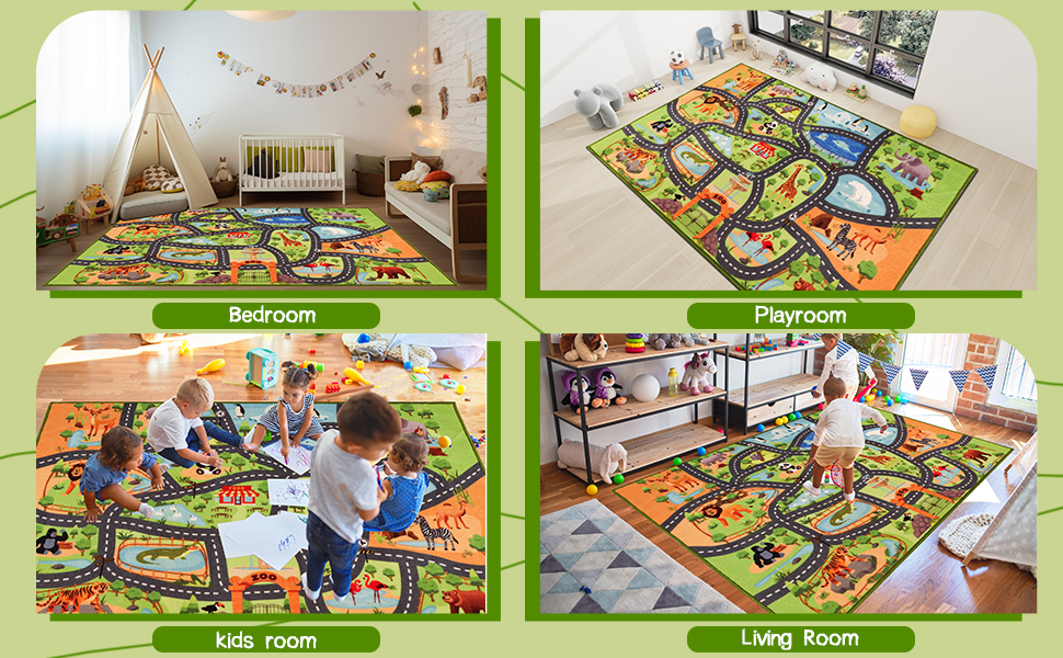 car track rug road rug kids rugs for room kids play mat rug for kids room