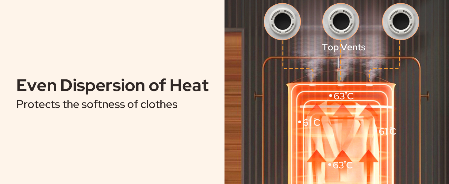 portable warmer for clothes