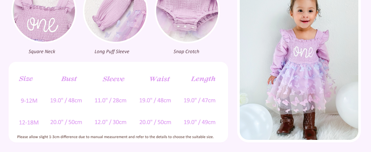 Baby Girl First Birthday Outfit