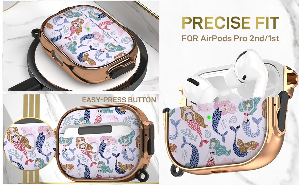 Maxjoy for Airpods Pro Case Cover (2nd Generation/1st