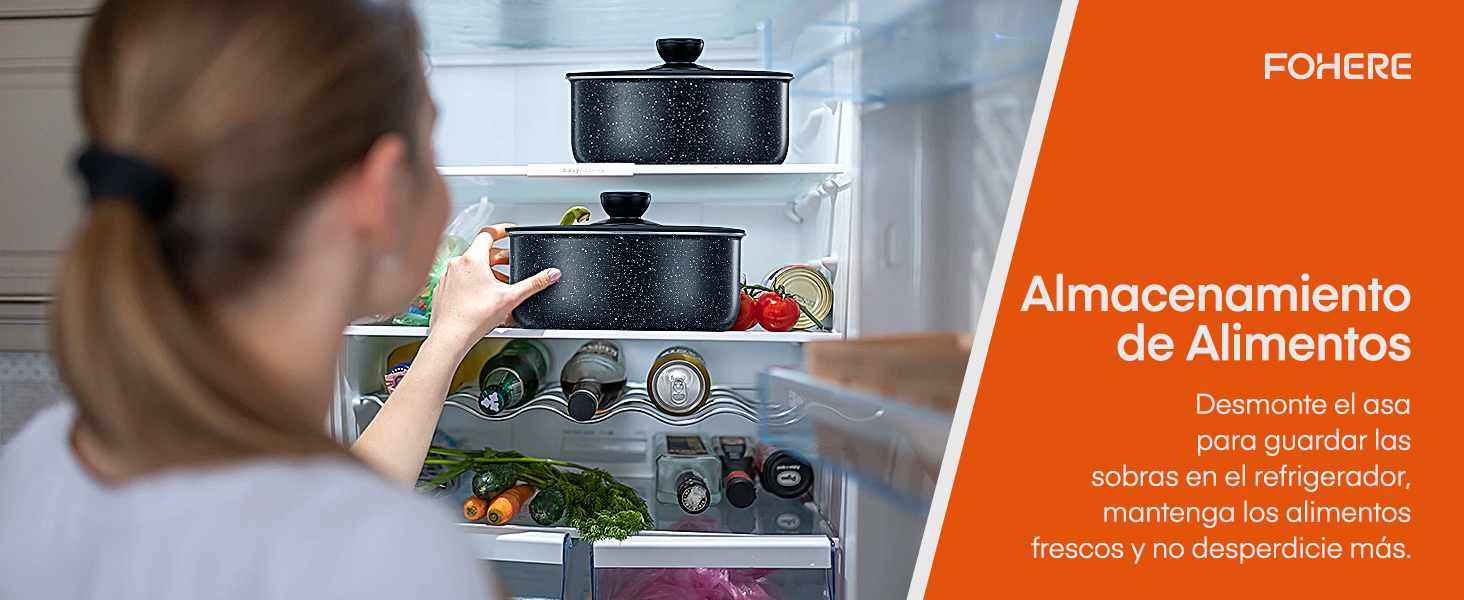 Juego de ollas y sartenes