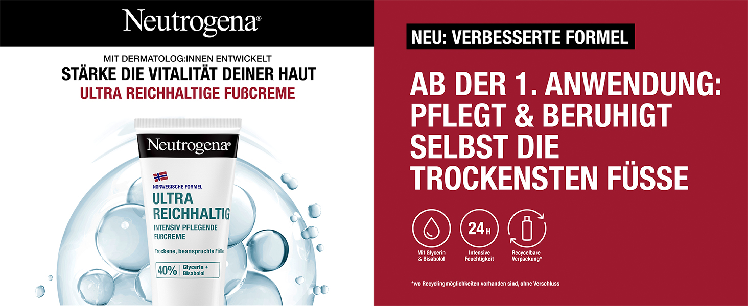 Neutrogena Fusscreme Für Extrem Trockene Und Beanspruchte Füsse www.amazon.de