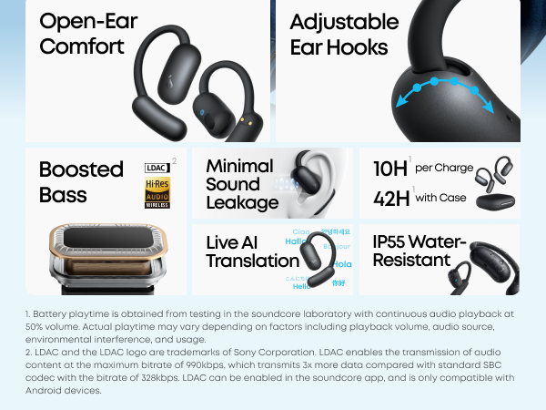 Amazon.com: soundcore AeroFit 2 by Anker, Open-Ear