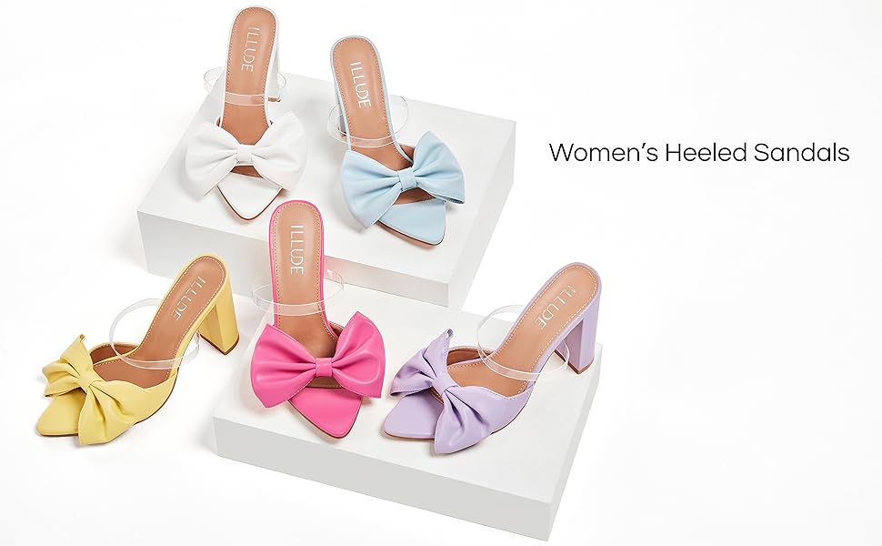 heeled sandals for women