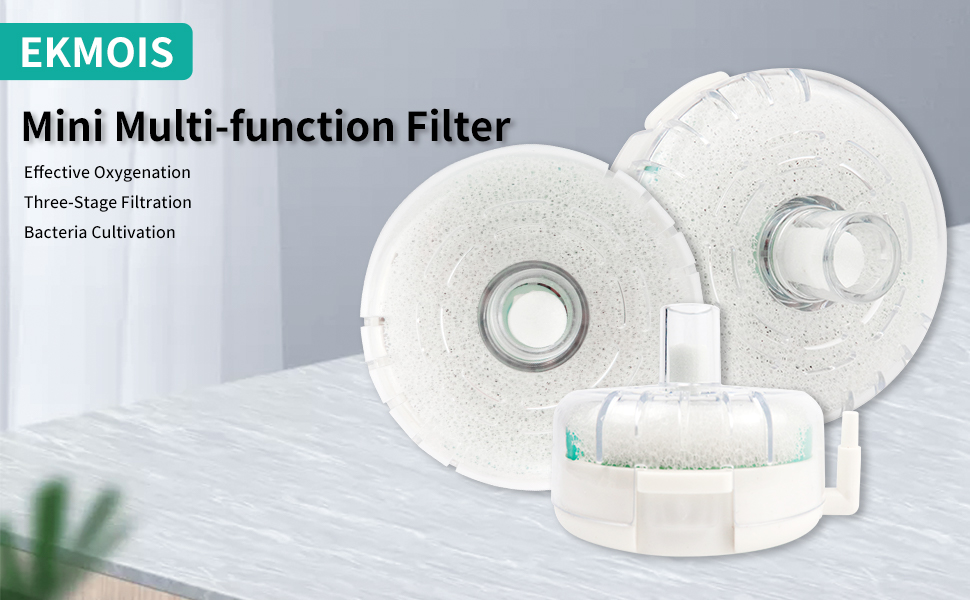 Effective Oxygenation,Three-Stage Filtration,Water Purification.
