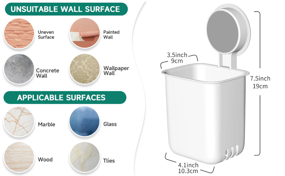 SPN-RECPP brushes wall holder