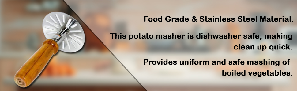 Stainless Steel Pav Bhaji Masher SPN-MX9E8