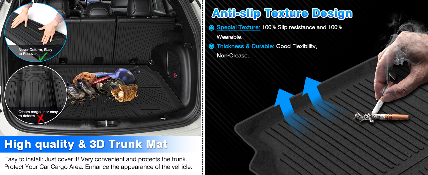 Cartist Cargo Mat Compatible with Jeep Compass 20172024