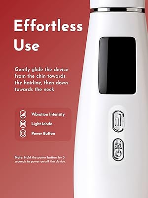 glow2go facial wand with simple controls for red light skincare and daily self care