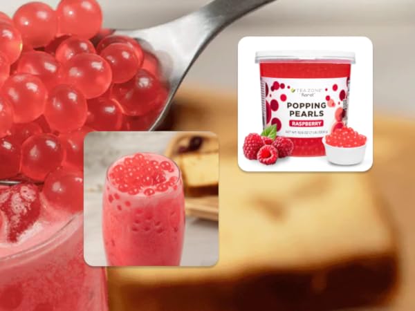 Amazon.com: Tea Zone B2051 Mango Popping Pearls for Boba tea