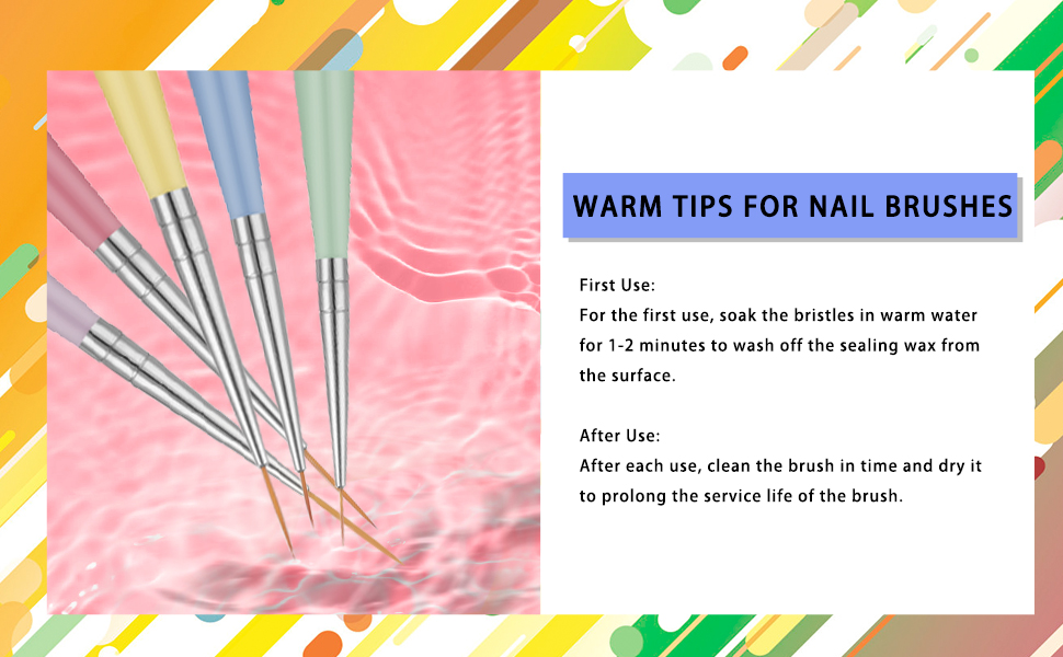 line brush for nail art