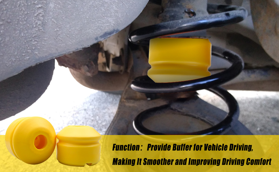 Front Strut Bump Stop, Front Lower Suspension Jounce