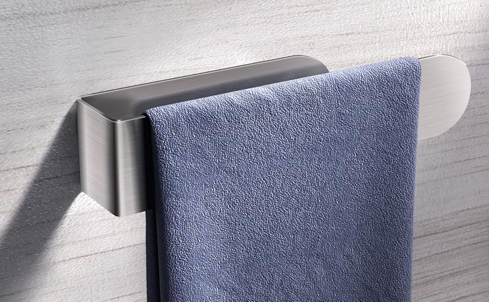 HUFEEOH Hand Towel Holder Hand Towel Bar Self Adhesive Bathroom