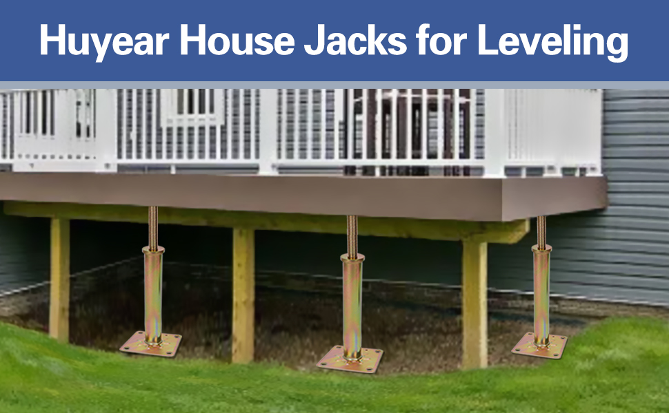 4 PCS House Jacks for Leveling, Adjustable Basement Floor
