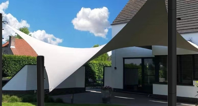 Decorate the villa and provide shade for outdoor gatherings