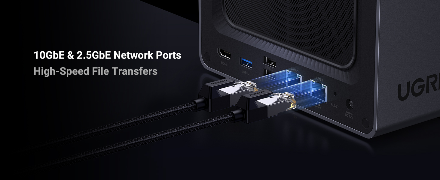 UGREEN NASync DXP4800 Plus NAS de escritorio de 4 bahías
