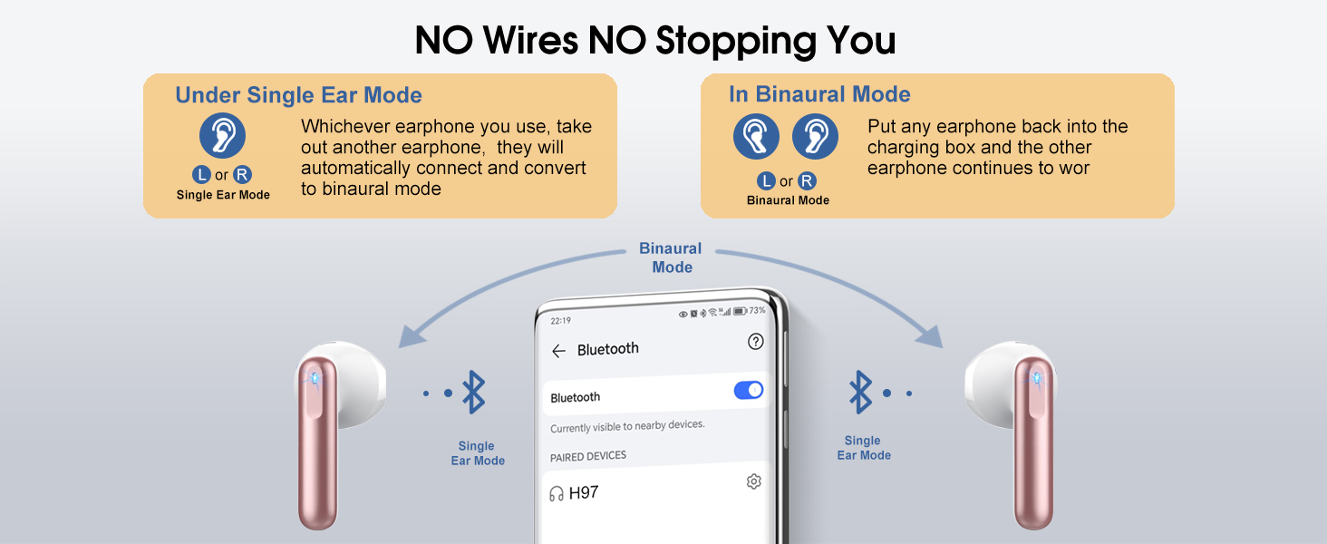 bluetooth earbuds