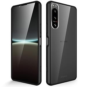 SONY Xperia 5 IV ブラック 本体 ケース付き Amazon.co.jp: SONY Xperia 5 IV 用 ケース 半クリア SO-54C