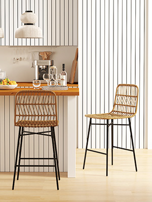 quetas barras farmhouse metal top high