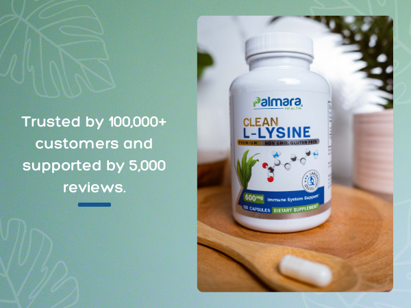 Vegan, non-GMO, gluten-free L-Lysine formula​