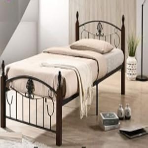 Single Wooden Steel Metal Single Bed