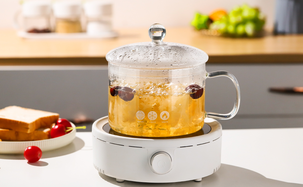 Glass Stovetop Bowl With Lid