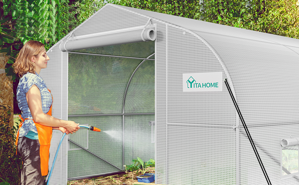 YITAHOME 20x10x6.5ft Greenhouse Large Heavy DutyOutdoor