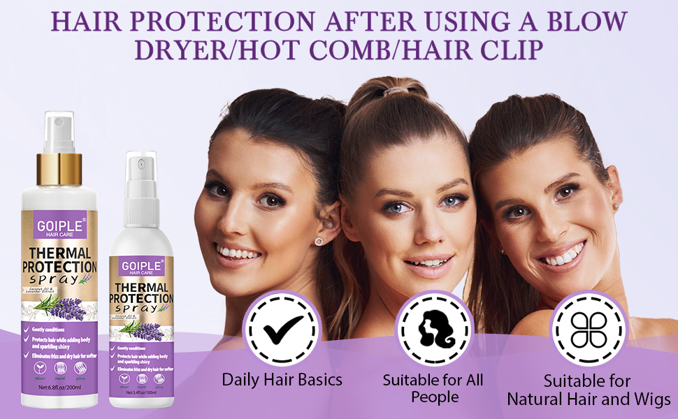 heat protectant spray