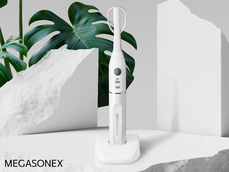 MEGASONERX M8 ULtraschallzahnbürste Zungenreiniger Aufsatz Zubehör