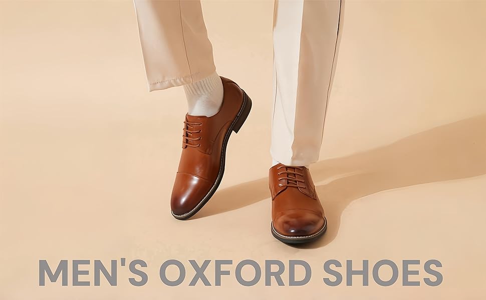 men's oxford shoes derby cap toe