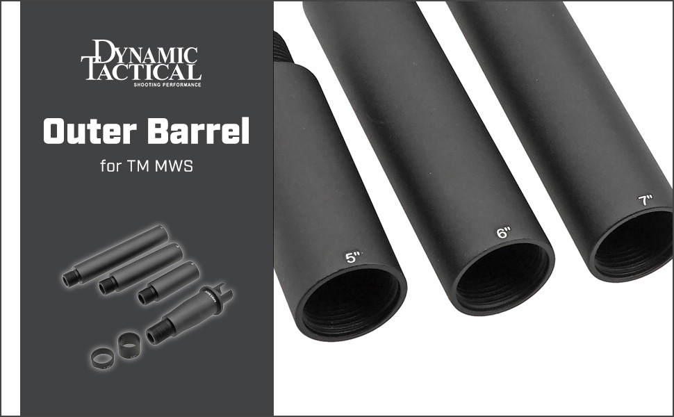 【東京マルイ】MWS アウターバレル7.5in Amazon | ORGA AIRSOFT(オルガエアーソフト) ORGA 7.5インチ MWS